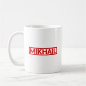 Mikhail Briefmarke Kaffeetasse (Links)
