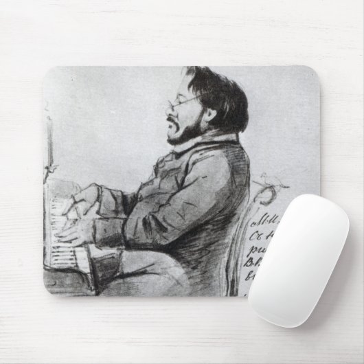 Mikhail Glinka, 1853 Mousepad (Mit Mouse)
