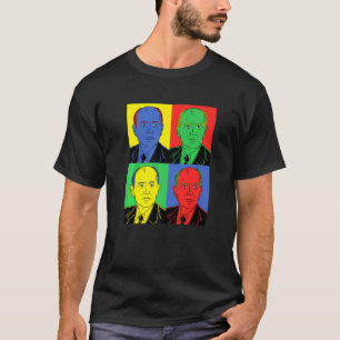 Mikhail Gorbachev Retro Pop Kunst, Dichtung und Mu T-Shirt