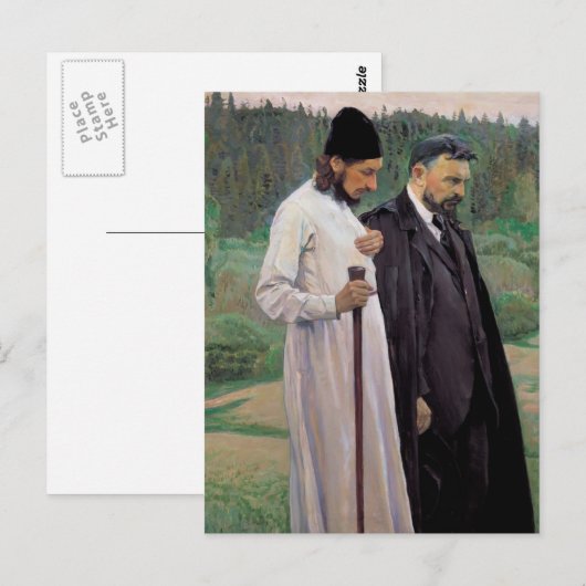 Mikhail Nesterov - Die Philosophen Postkarte (Vorne/Hinten)