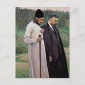 Mikhail Nesterov - Die Philosophen Postkarte (Vorderseite)