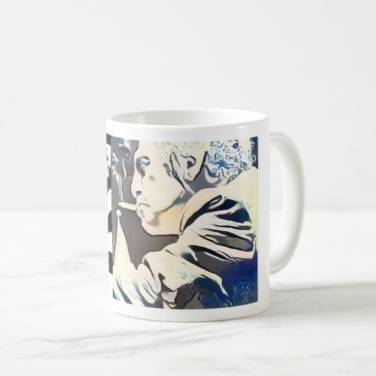 Mikhail Tal Chess Kaffeetasse (VorderseiteRechts)