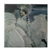 Mikhail Vrubel- die Schwan-Prinzessin Fliese (Vorderseite)