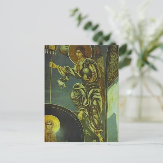 Mikhail Vrubel- Engel mit Labara Postkarte (Stehend Vorderseite)