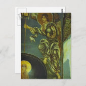 Mikhail Vrubel- Engel mit Labara Postkarte (Vorne/Hinten)