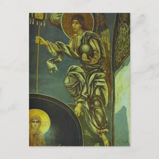 Mikhail Vrubel- Engel mit Labara Postkarte (Vorderseite)
