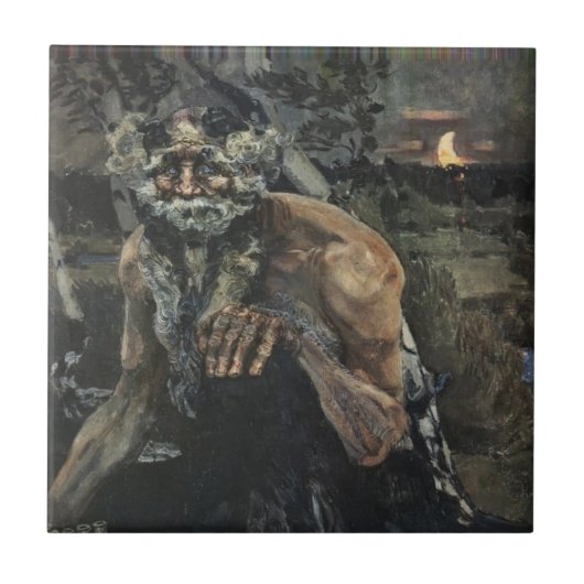 Mikhail Vrubel- Pan Fliese (Vorderseite)
