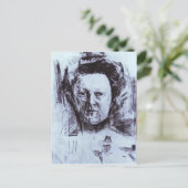 Mikhail Vrubel - Portrait von Valentina Usoltseva Postkarte (Stehend Vorderseite)
