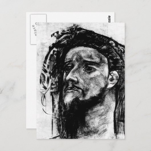 Mikhail Vrubel - Prophet-Leiter Postkarte (Vorne/Hinten)