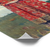 Mikhail Wasilievich Nesterov am See Poster (Ecke)