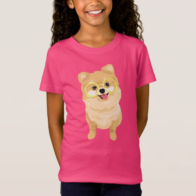 Miki der coole Spitz T-Shirt (Vorderseite)