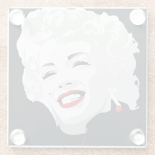 Miki Marilyn Glasuntersetzer (Rückseite)