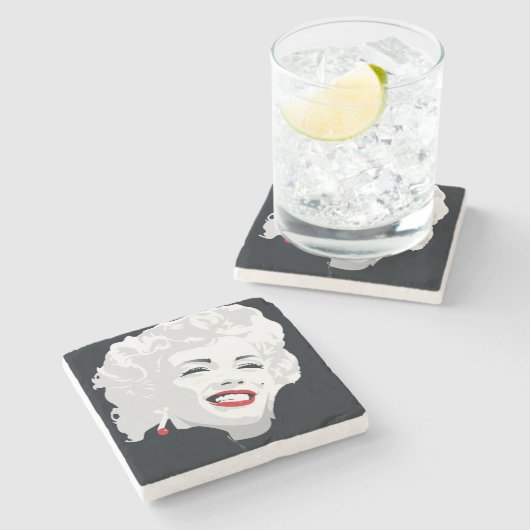 Miki Marilyn Steinuntersetzer (Seitenansicht)