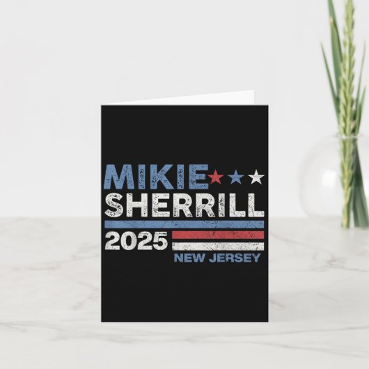 Mikie Sherrill New Jersey Gouverneur 2025 Wahl D Karte (Vorderseite)