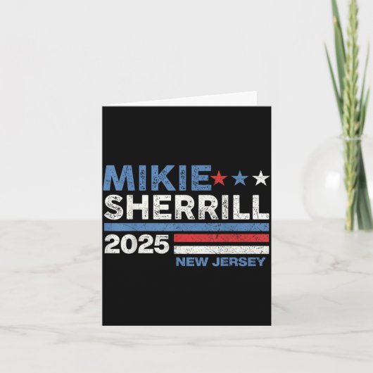 Mikie Sherrill New Jersey Governor 2025 Election D Karte (Vorderseite)