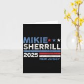 Mikie Sherrill New Jersey Governor 2025 Election D Karte (Gelbe Blume)