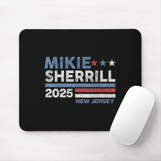 Mikie Sherrill New Jersey Governor 2025 Election D Mousepad (Mit Mouse)