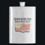 Mikitiez Amerikanisches Frühstücksspeck Eier july Flachmann<br><div class="desc">American Breakfast.</div>