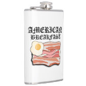 Mikitiez Amerikanisches Frühstücksspeck Eier july  Flachmann (Rechts)