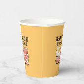 Mikitiez Amerikanisches Frühstücksspeck Eier july  Pappbecher (Rechts)