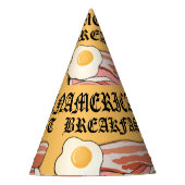 Mikitiez Amerikanisches Frühstücksspeck Eier july  Partyhütchen (Vorderseite)