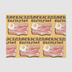 Mikitiez Amerikanisches Frühstücksspeck Eier july Seidenpapier