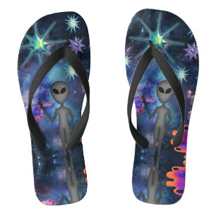 Mikitiez Aquarius-Galaxie Sommer-Glanz Badesandalen