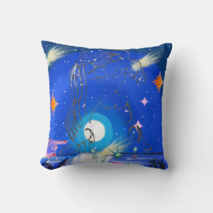 Mikitiez Aquarius-Galaxie Sommer-Glanz  Kissen