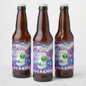 Mikitiez aquarius galaxie Sommer Glühbier trinken Bierflaschenetikett (Flaschen)