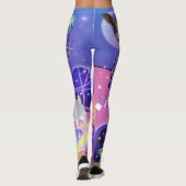 Mikitiez aquarius galaxie Sommerglühbier Leggings (Rückseite)