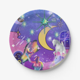 Mikitiez aquarius galaxie Sommerglühbier Pappteller