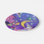 Mikitiez aquarius galaxie Sommerglühbier Pappteller (Schrägansicht)