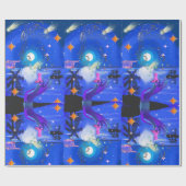 Mikitiez aquarius galaxie Sommerleuchte Geschenkpapier (Flach)