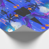 Mikitiez aquarius galaxie Sommerleuchte Geschenkpapier (Ecke)