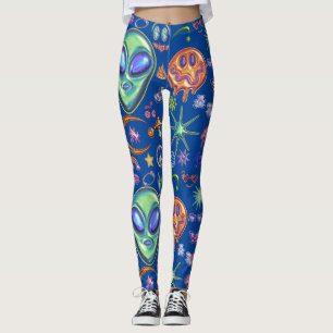 Mikitiez aquarius galaxie Sommerleuchte Leggings