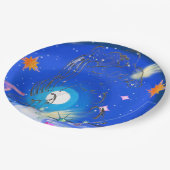 Mikitiez aquarius galaxie Sommerleuchte Pappteller (Schrägansicht)