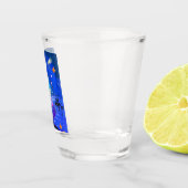 Mikitiez aquarius galaxie Sommerleuchte Schnapsglas (Rechts)