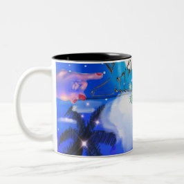 Mikitiez aquarius galaxie Sommerleuchte Zweifarbige Tasse