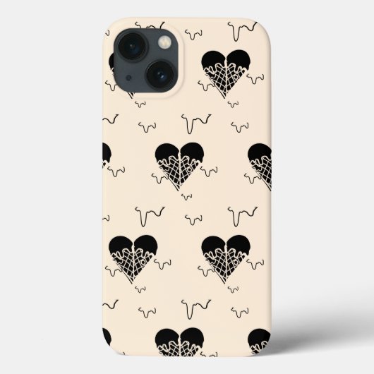 Mikitiez Blackheart-Kekse Case-Mate iPhone Hülle (Rückseite)