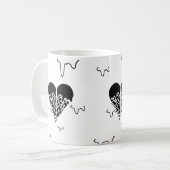 Mikitiez Blackheart-Kekse Kaffeetasse (Vorderseite Links)