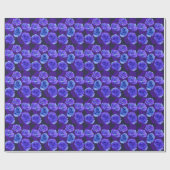 Mikitiez blaue Rose Blume Valentinstag Fantasy Roc Geschenkpapier (Flach)