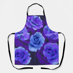 Mikitiez blaue Rosenblume Valentinstag Fantasy Roc Schürze