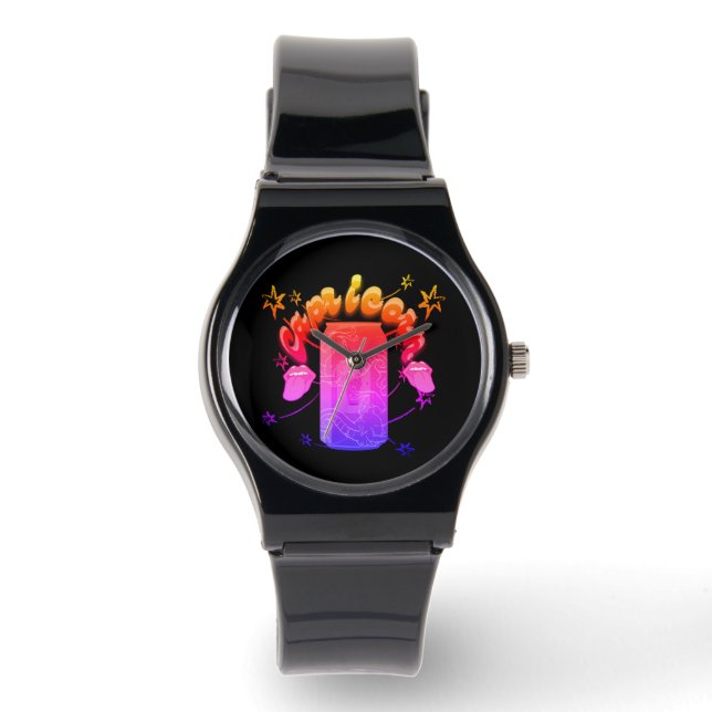 Mikitiez capricorn devil rockstar Saturn Armbanduhr (Vorderseite)