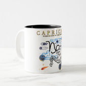 Mikitiez capricorn froh neues Jahr Sättigung Astro Zweifarbige Tasse (Vorderseite Links)