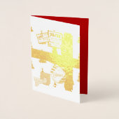 Mikitiez Christmaseve Northpole expressmail Folienkarte (Vorderseite)