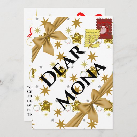 Mikitiez Christmasnoel angle gift star (Vorne/Hinten)