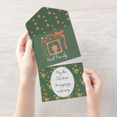 Mikitiez Christmasnoel angle gift star All-in-One-Einladung (Abreißstreifen)