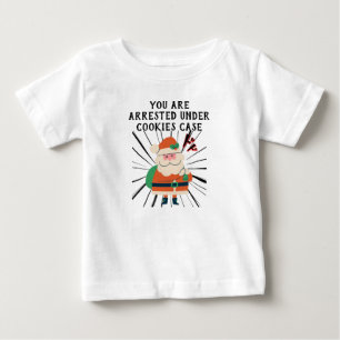 Mikitiez Cookies santaclaus Weihnachten Neujahr Baby T-shirt
