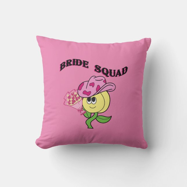 Mikitiez Cowboy Bridesquad June Braut Kissen (Vorderseite)