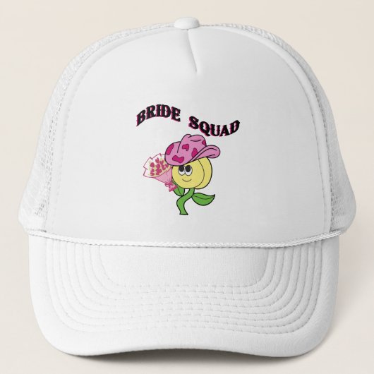 Mikitiez Cowboy Bridesquad June Braut Truckerkappe (Vorderseite)